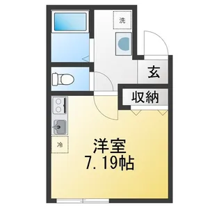 キャトルズ南矢名【1階】の間取り