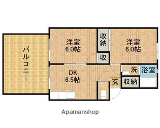 スクエア相良【2階】の間取り