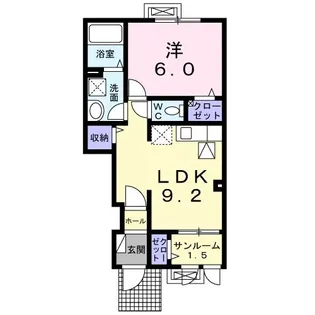 ブランルマ【1階】の間取り