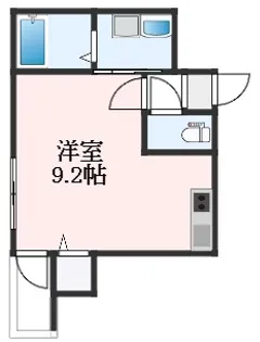 ステラウッド古市【2階】の間取り