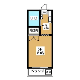 コーポ新井【1階】の間取り