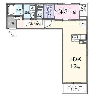 タイヨウ・レジデンス【2階】の間取り