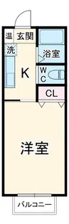 グレースB【1階】の間取り