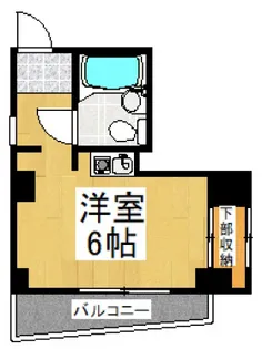 クレストアサカ【4階】の間取り
