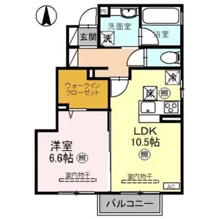 トレジャー・ライト【1階】の間取り