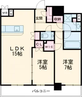 宇都宮PEAKS【14階】の間取り