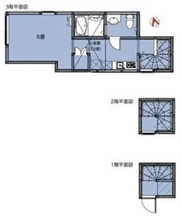 FAIR町屋【3階】の間取り