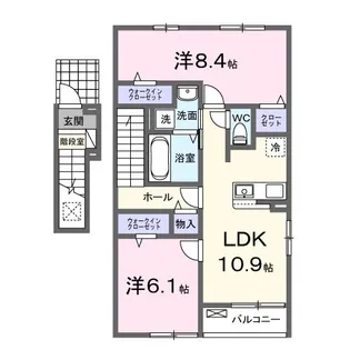 メゾン・ルミエールI【2階】の間取り