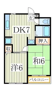 OakHouse【3階】の間取り