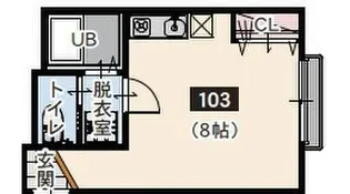 ウインドツリーヒル【1階】の間取り