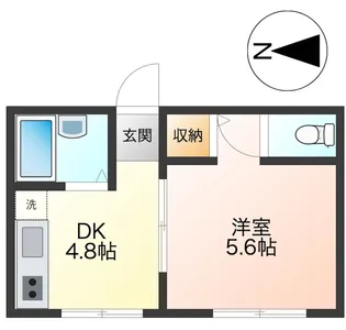 第一若松荘【1階】の間取り