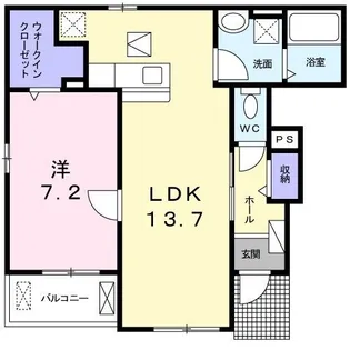 ジェネス【1階】の間取り
