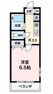 メゾンドシャペリエ【2階】の間取り