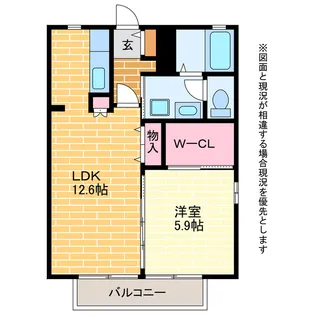 サンメゾン おおしま【2階】の間取り