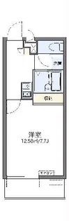 レオパレスバーン ディーI【3階】の間取り