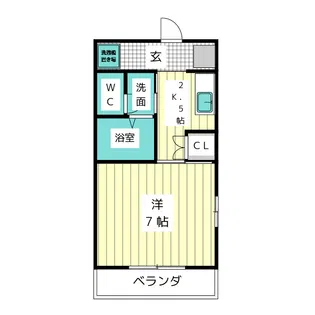 アメニティ藤【3階】の間取り