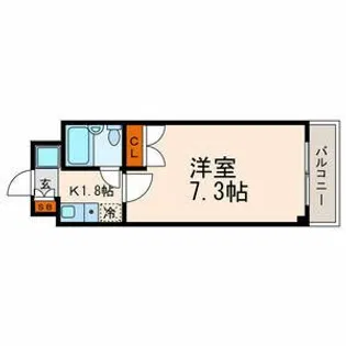 Fiore 西尾久II【8階】の間取り