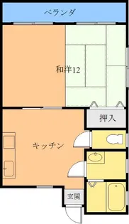 永幸ハイツ【3階】の間取り