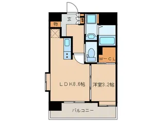Grand パルム 大濠【2階】の間取り