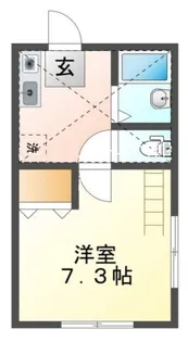 上水ハイム【2階】の間取り