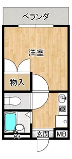 シーサイドMorita【1階】の間取り