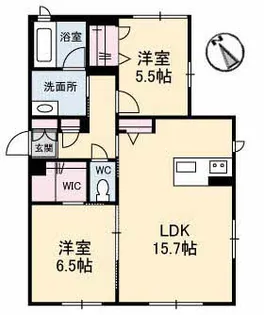 GRAND CHARIOT【1階】の間取り