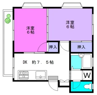 アンシャンテ【2階】の間取り