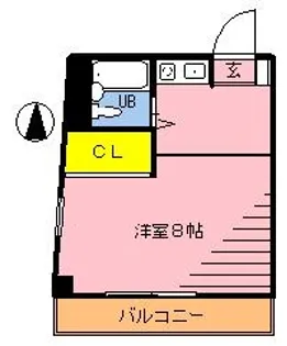 スイートマカロン【4階】の間取り