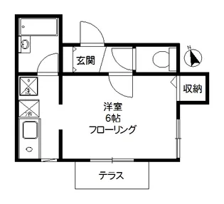 J・カスカータ【1階】の間取り