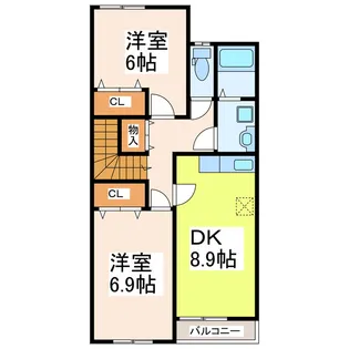 ボンヌール・パンションIIの間取り