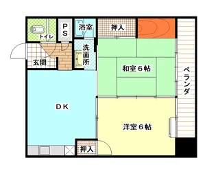 インテル【1階】の間取り
