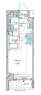ガリシアレジデンス松陰神社【5階】の間取り