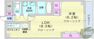 ライフシティ【1階】の間取り