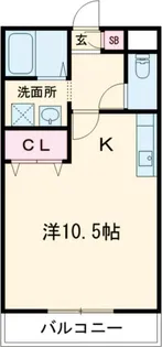 ブランドール【2階】の間取り