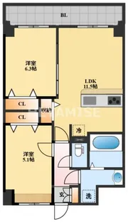 ルーカス長崎諫早I【2階】の間取り