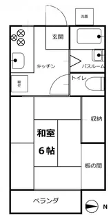ハイツ折原【2階】の間取り