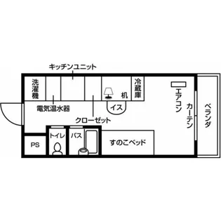 ドミール向山【1階】の間取り