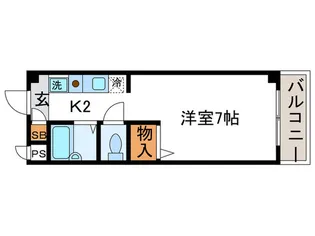 Slumbers Village【2階】の間取り