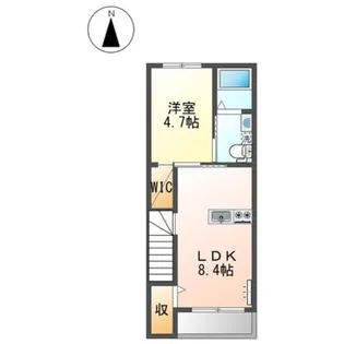コンフォート小池原【2階】の間取り