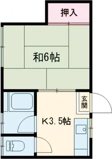 静気荘【1階】の間取り