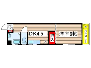 椎野マンション【3階】の間取り