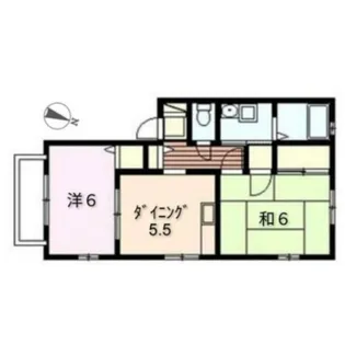 2DKの間取り画像