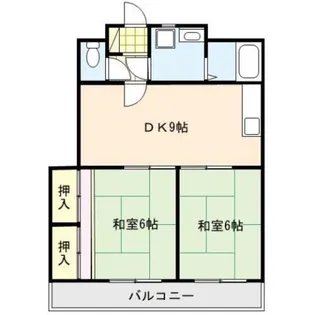 HIROハイツ【2階】の間取り