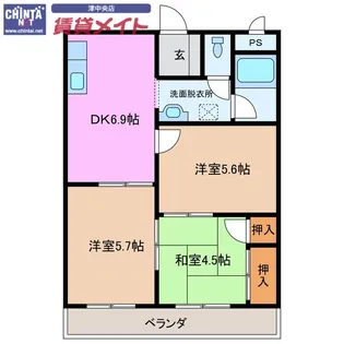 セピアロード【2階】の間取り