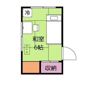 わかば荘【1階】の間取り
