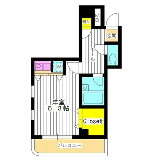 東京都練馬区豊玉北2【マンション】の間取り