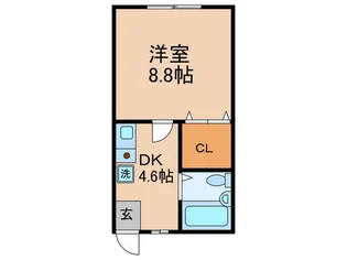 サンハイツK【2階】の間取り