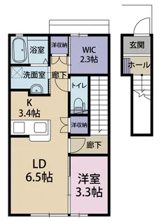 オルトハイム【2階】の間取り