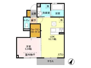 グランツ(grants)【1階】の間取り