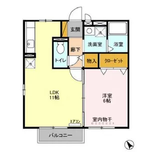 オーパス I・II【2階】の間取り